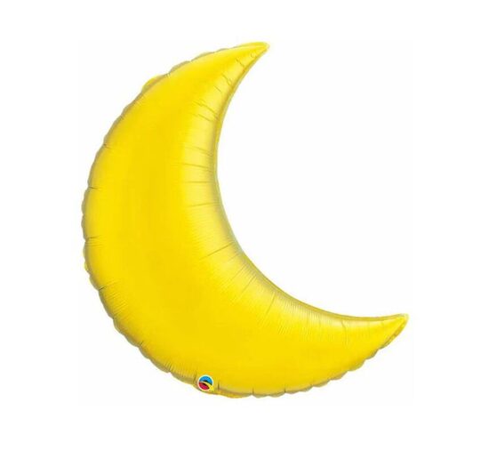 Folija balons "Mēness", 89 cm, zelta krāsa - 1 gb.